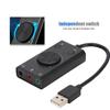ORICO SC2 USB Multifunction DrivE Free Sound Card with Indicator for Desktop PC Laptop