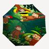 1pc Curious George Umbrella, Sun Protection, And UV Shielding. It Has Eight Sturdy Ribs for Outdoor Use And Perfect Gift