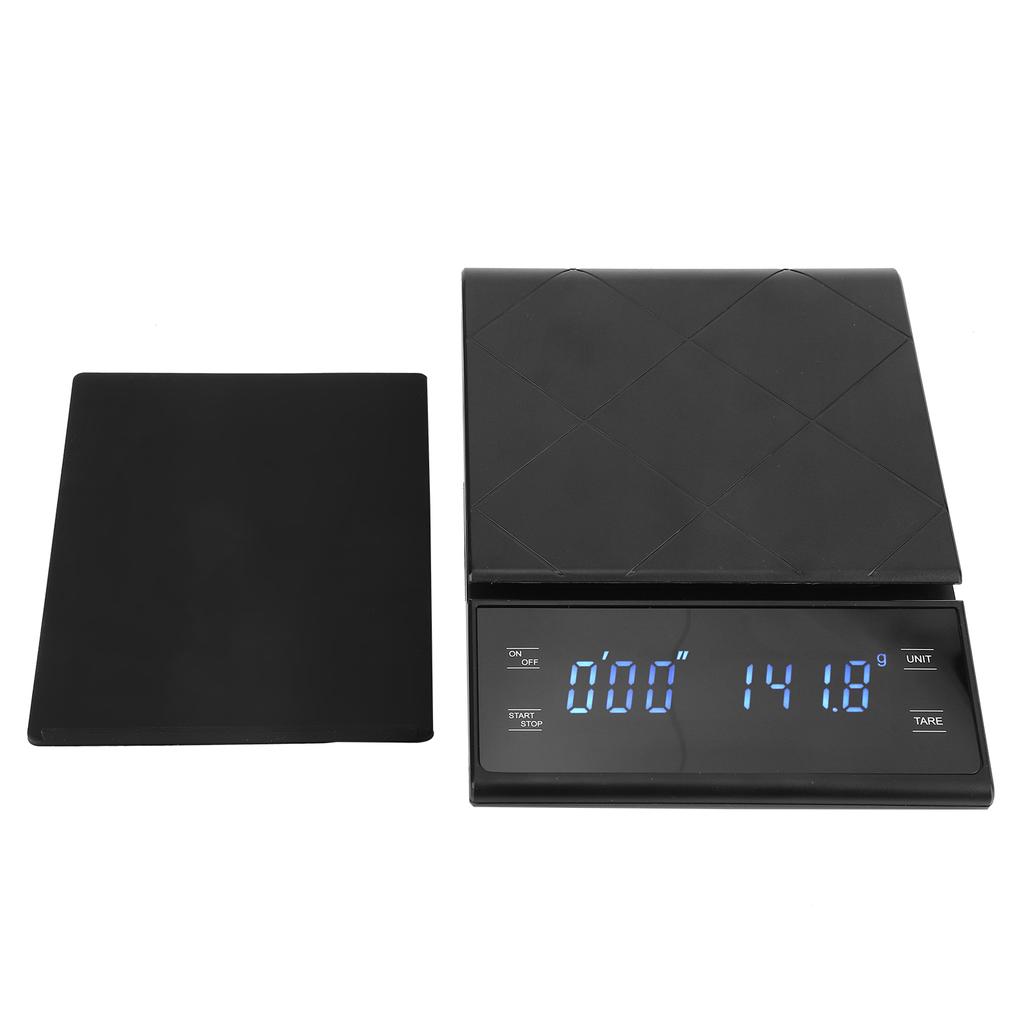 Electronic Coffee Scale Digital Kitchen Baking Scales with Timer LCD Display 0.1g?3kg