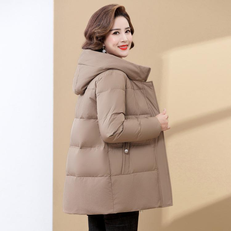 New Mother Winter Down Jacket Long Thick Warm Cotton-padded Jacket for Middle-aged and Elderly Women In Autumn and Winter Cotton-padded Jacket.