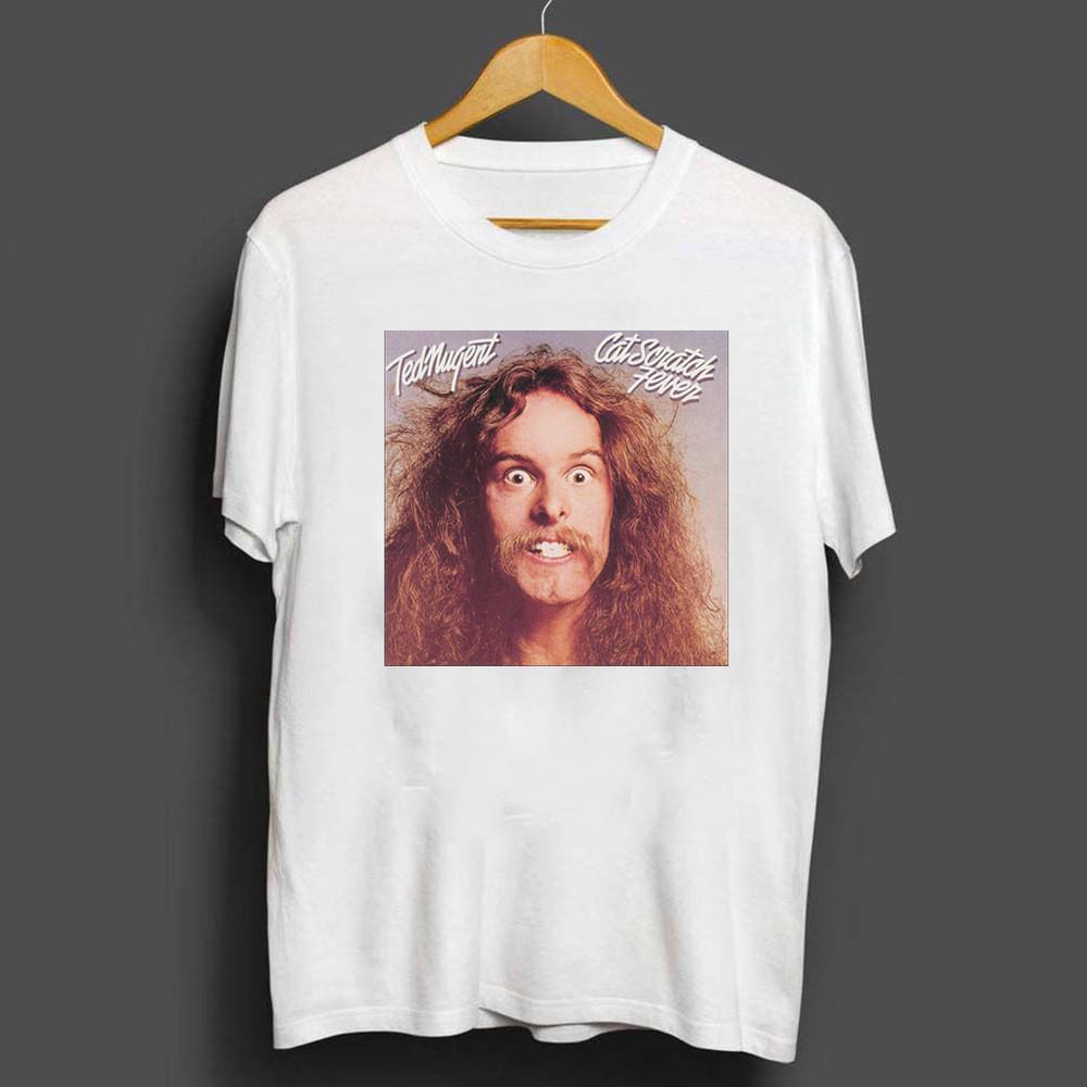 New Ted Nugent - Cat Scratch Fever T-shirt Tee Unisex All Size,white color Unisex T-Shirt XXL