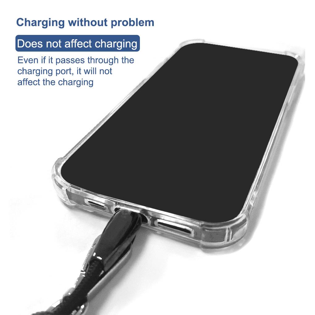 Universal Mobile Phone Neck Rope Adjustable Metal Snap Buckle Anti-lost Holder Lanyard with Adhesive Card Outdoor Travel Hiking