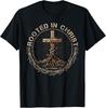 Rooted In Christ Shirt, Jesus Shirts, Christian Cross T-Shirt