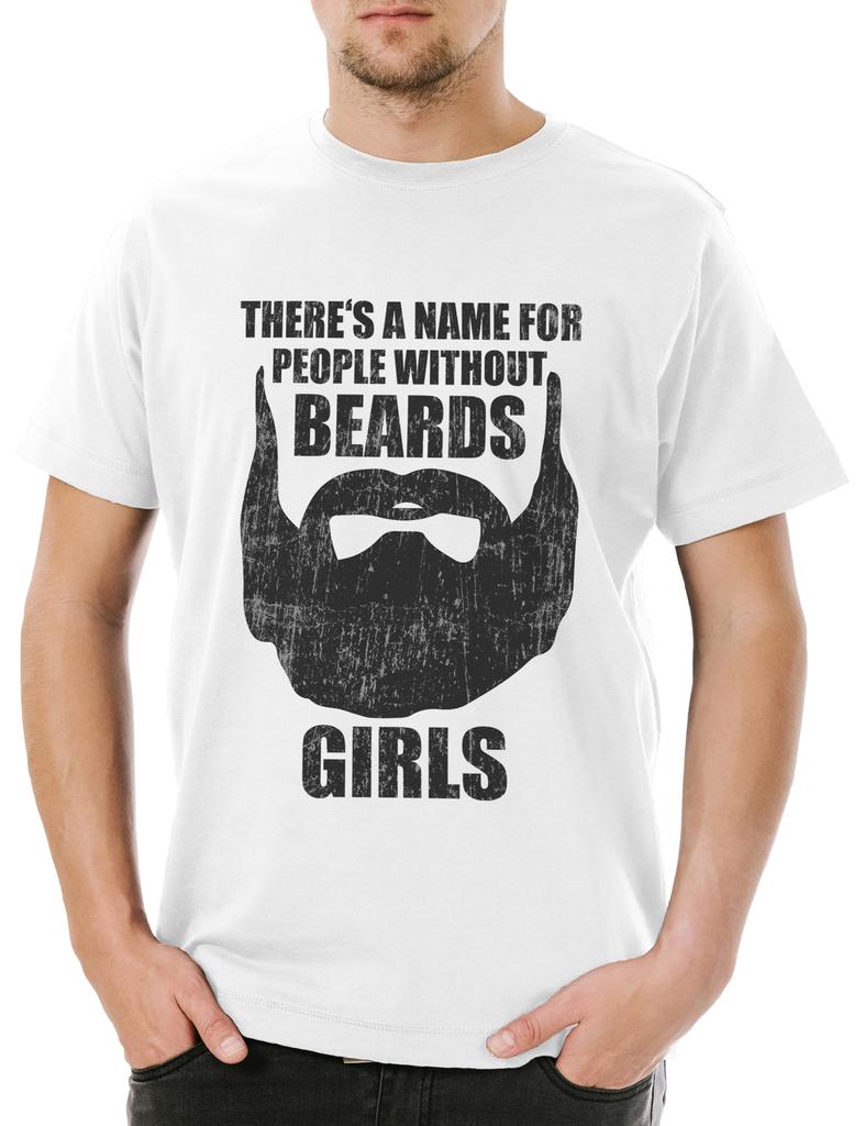 Without Beards Men's T-Shirt Mens Womens Tees Top Hip Mustache Moustache Beard Beard Barber Shop