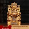 Large Bronze Five Gods of Wealth Figurine for Home or Office Worship