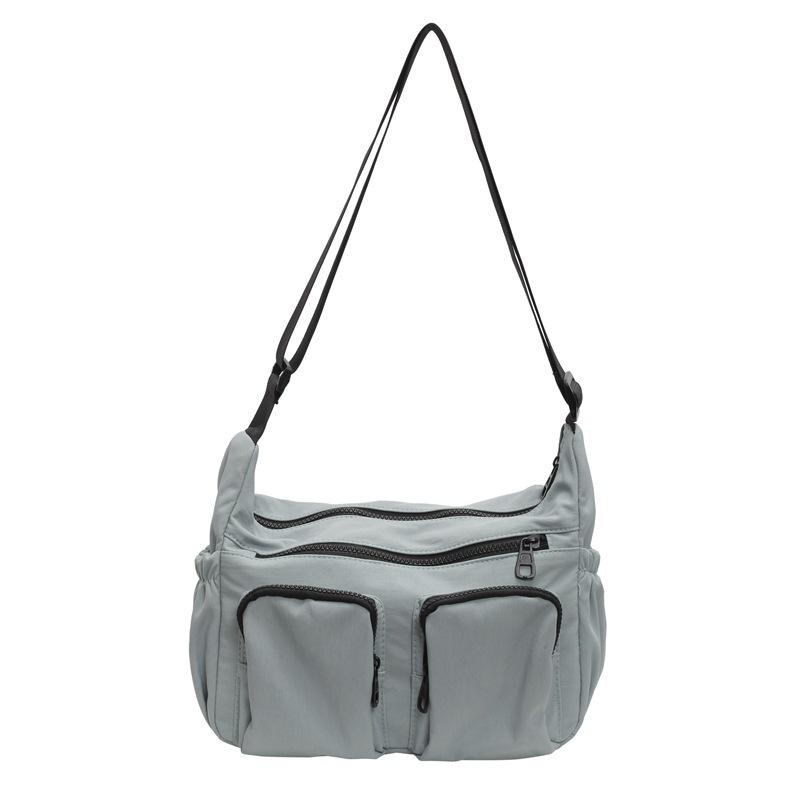 Casual bag women's 2025 new summer oblique span bag popular fashion shoulder bag large capacity class bag