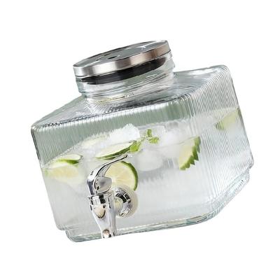 Contenedor de Agua de Vidrio de Gran Tamaño Dispensador de Bebidas de Servicio Automático Producido Para Multitudes Con Componente Higiénico Desmontable