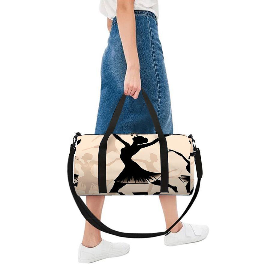 Yoga Print Large Capacity Luggage Bag for Boy/Girl Best Gift 2D Cartoon Travel Duffels Outdoor Fitness Bag for Children