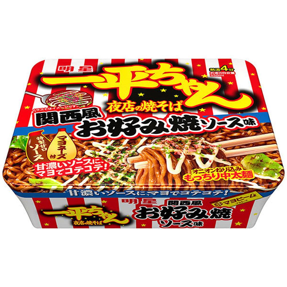 Japan Meisei Foods Ippeichan Yomise No Yakisoba Kansai Style Okonomiyaki Sauce Flavor