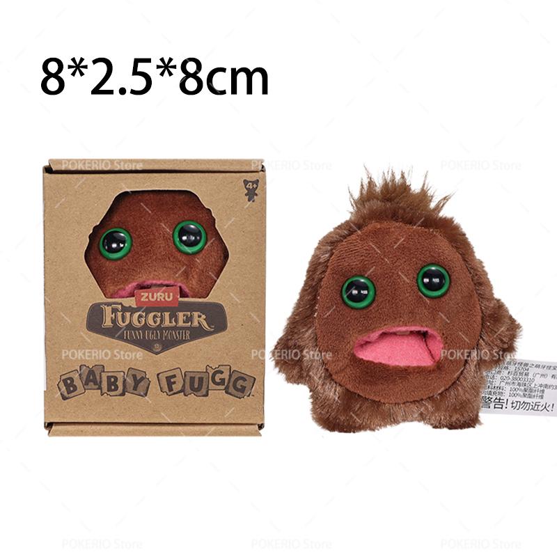 Hot Fuggler Teeth Monster Plush Doll Little Monsters Baby Series Funk Teeth Treasure Ugly Monster Collectible Toys Holiday Gifts
