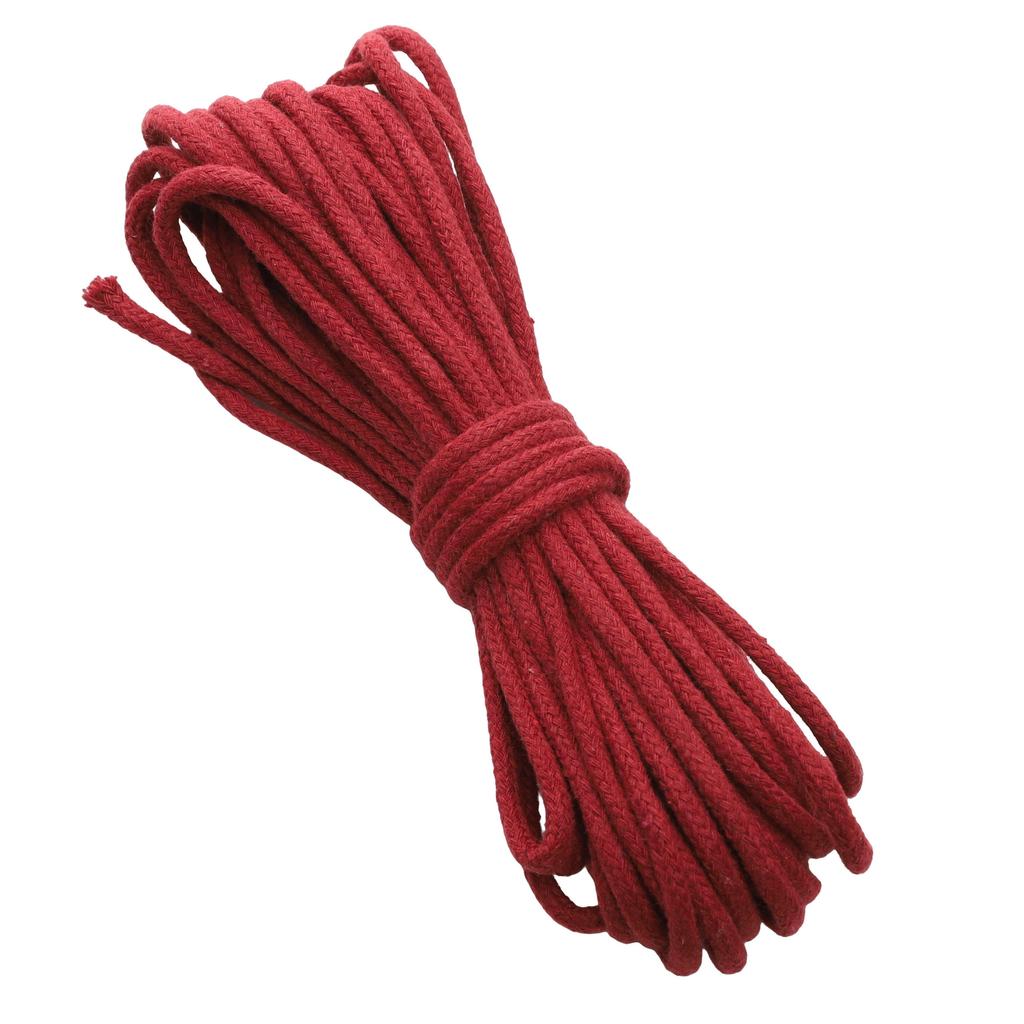 Core Cotton Monochrome Braided Rope Cotton Cord Thread String DIY Beading Bracelet Jewelry Making