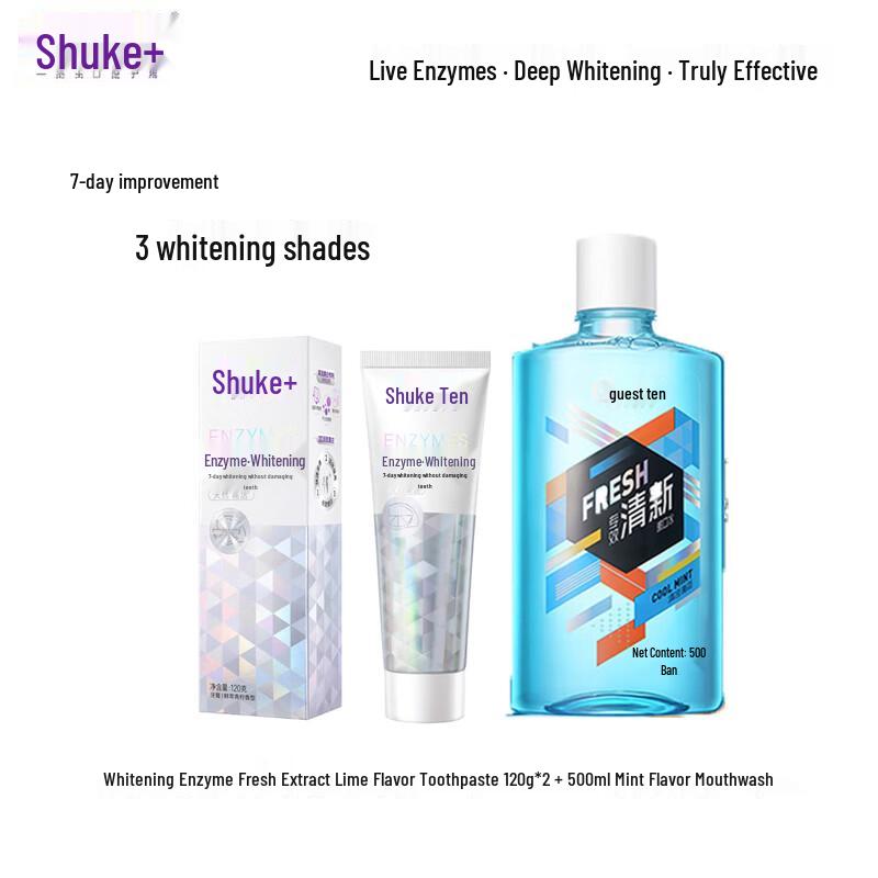 Shuke Enzyme Whitening & Fresh Breath Toothpaste