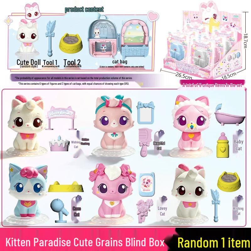 Beautiful Kitten Plush Toy Princess - Wish Meow Meow Birthday Gift for Girls