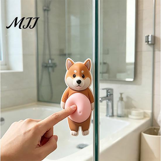Anti-collision Sticker 1 Pair 3D Belly Dog Anxiety Stress Relief Elastic Tummy Cartoon Puppy Decal Fat Animal