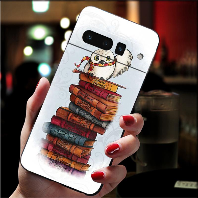 Husă Telefon pentru Google Pixel 7 Pro 7 6A 6 Pro 5A 4A 3A Pixel 4 XL Pixel 5 6 4 3 XL 3A XL 2 XL Animal Drăguț Desene Animate Bufniță Husă Fundă