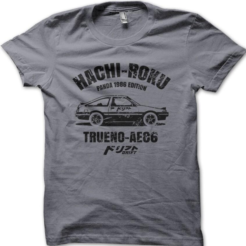 Hachi Roku AE 86 Trueno Panda printed cotton t-shirt 9007 S