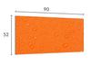 Glass Cooker Splashback 90x52 Drops