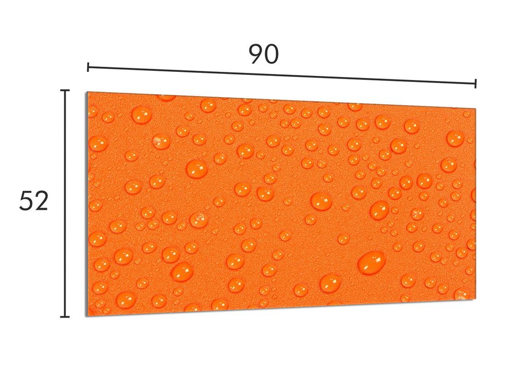 Glass Cooker Splashback 90x52 Drops
