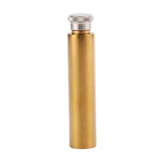 

Stainless Steel Hip Flask Portable Polished Tube Liquor Bottle for Outdoor Leak-Proof Pocket Size Wine Accessory for Whiskey Vodka Spirits