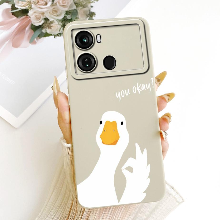 For Itel P40 Plus Case P683L Cute Rabbit Cartoon Cover Soft Silicone Phone Case For Itel P40 P 40 ItelP40 P40+ Back Cover Fundas