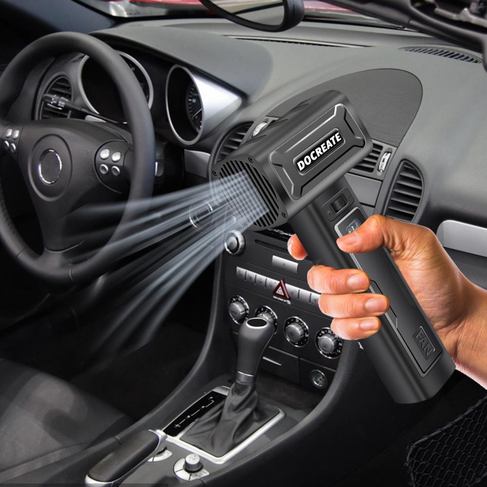 Mini Handheld Turbo Jet Fan Brushless Motor High Power Duct Fan Thrust 1kg Powerful Turbo Jet Fan Electric Blower Car Wash Dryer