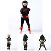 Stunning Boys Kids Ninja Assassin Samurai Warrior Fancy Dress Costume For Halloween