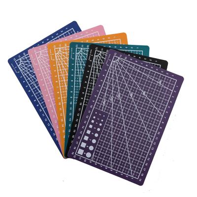 1 alfombrilla de corte A5 PP, tabla de cortar, banco de trabajo, patchwork, costura, manual, bricolaje, cuchillo, grabado, cuero, base de un solo lado