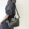 Bags Women's High-end Dumpling Genuine Leather Design Commuting Tote One-shoulder Cross-slung Boston