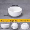 JINMEILI Commercial Melamine Underglaze Rice Bowl, Q-4.5 Line Pattern, 10-Pack