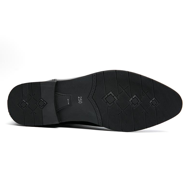 Fashion Winter Men Wedding Gentleman High Quality Leather Shoes Mens Boots Chelsea Fashion Shoes For Men Keep Warm Brown Black Boots