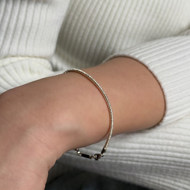 

Melliv Silver Coiling Mesh Bracelet_mvb21 19cm