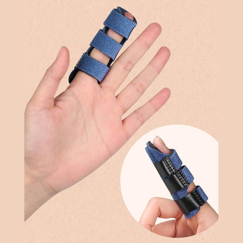 1Pc Trigger Finger Splint, Brace Support With 3 Adjustable Fixing Belt, Finger Straightener For Middle/Ring/Index/Pinky/Thumb,