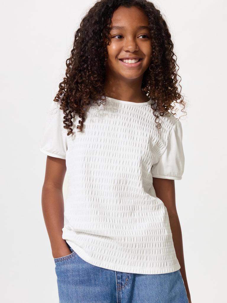 Uniqlo Japan Girls Puff Sleeve T shirT