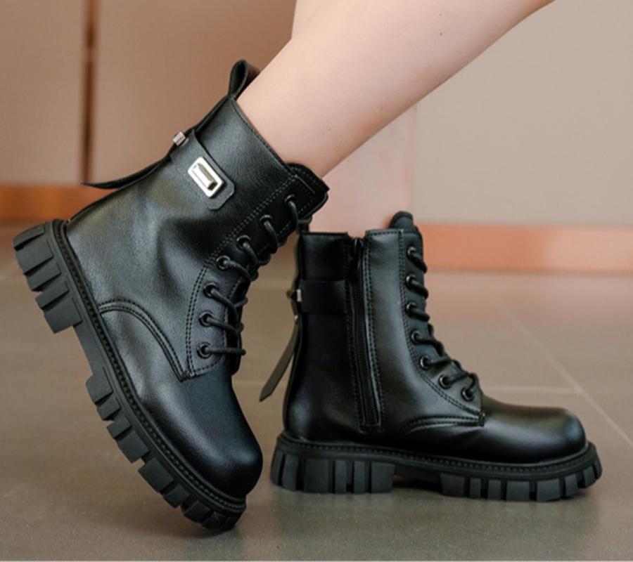 Kinder Martin Stiefel, Mädchenstiefel, Herbst und Winter, Einzelstiefel für kleine Mädchen, koreanische Version, britischer Stil, Studentenstiefel