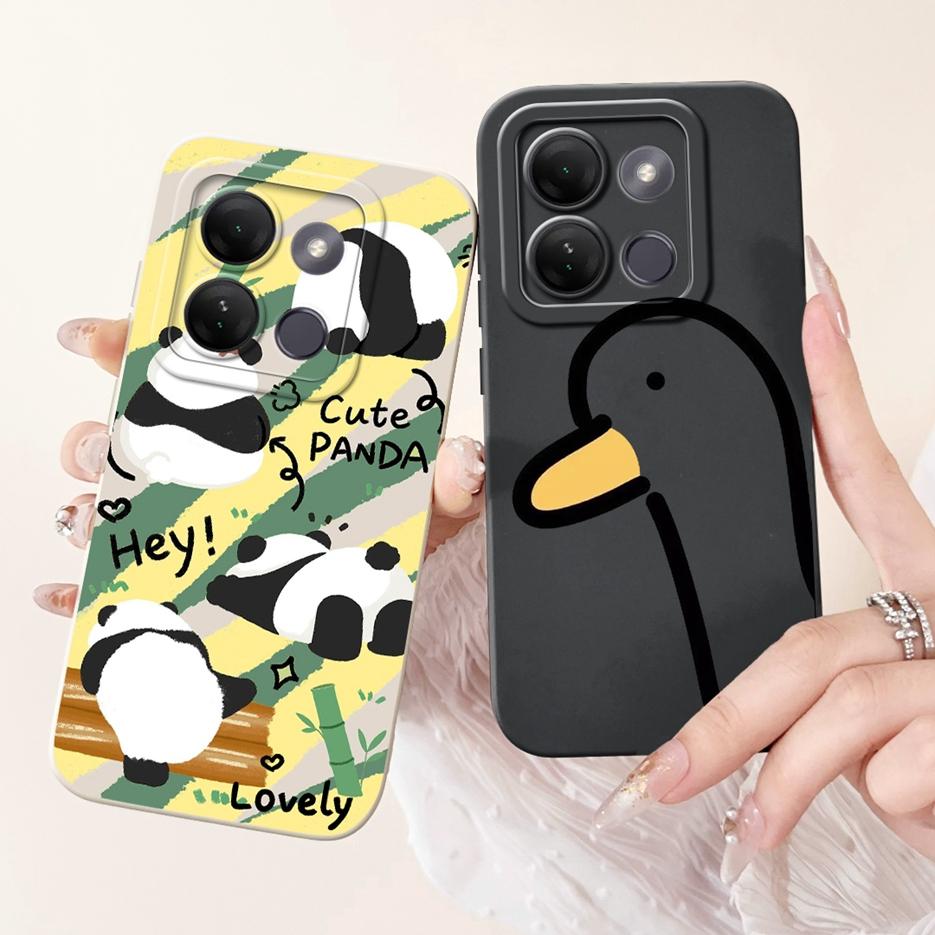 For Infinix Smart 7 HD Case X6516 Cute Funny Cartoon Cover Soft TPU Phone Case For Infinix Smart 7 Plus Smart7 X6515 Fundas Capa