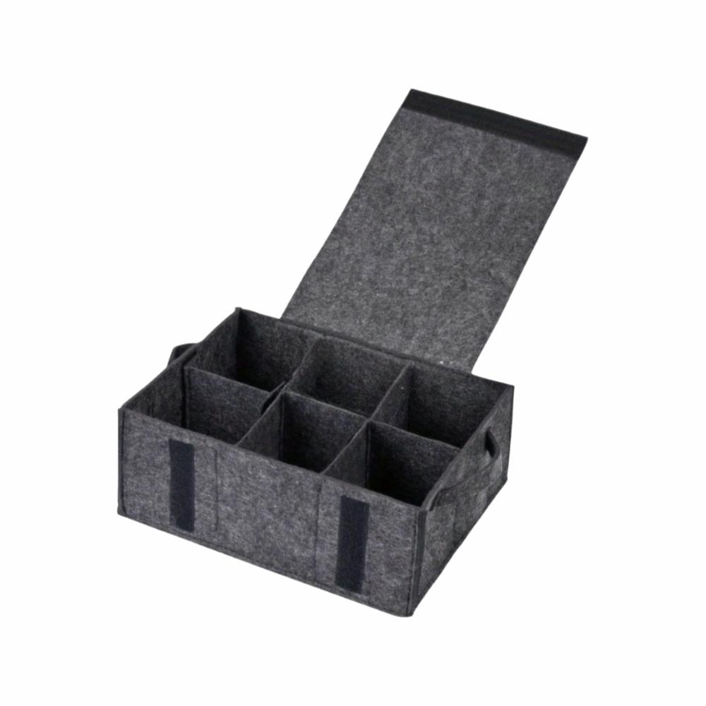 Утолщенная войлочная сумка для хранения Легкая сумка для хранения посуды и чашек Портативный держатель для чашек Кухня Cup bag