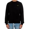 Off-White Acrylic Arrows Slim Crewneck Black / Yellow Men Tops OMBA025F19E300101060