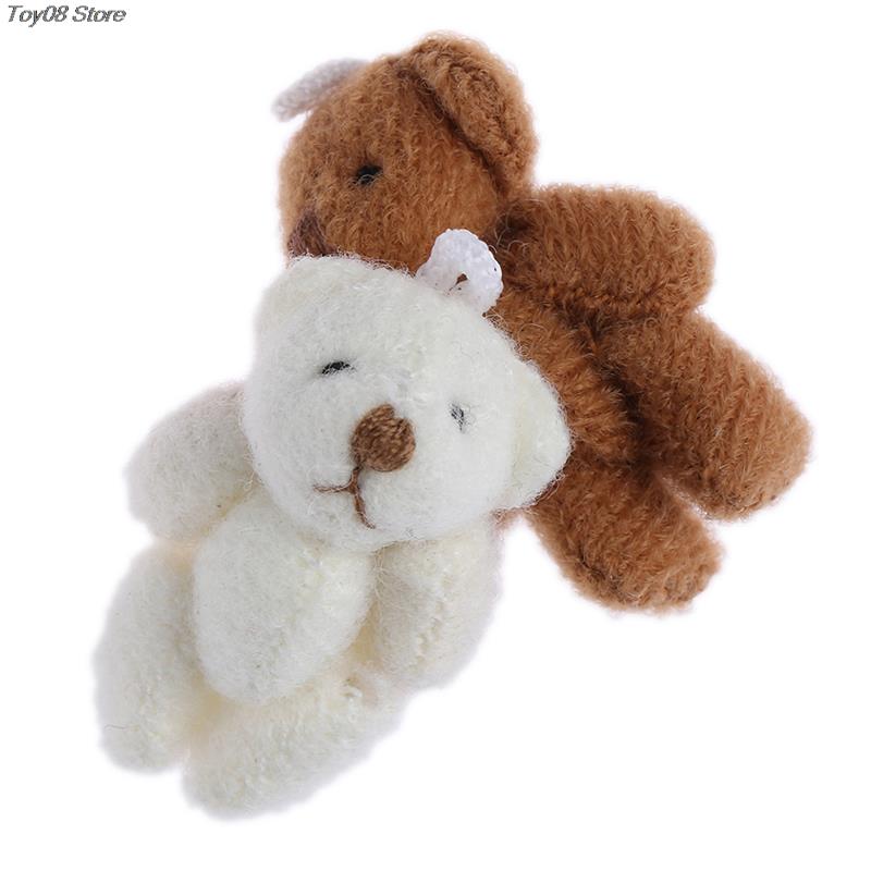 1Pcs 18*30Mm 1/12 Dollhouse Miniature Accessories Mini Bear Simulation Miniature Animal Model Furniture Toys Decoration