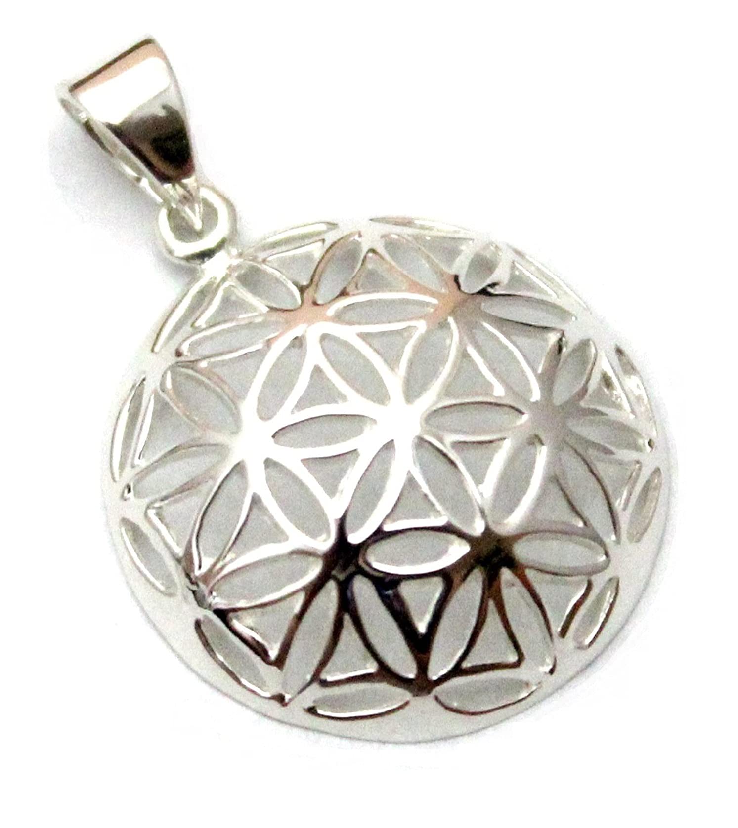Flower of Life (Sacred Geometry) - Flower of Life - Sterling Silver 925 Pendant