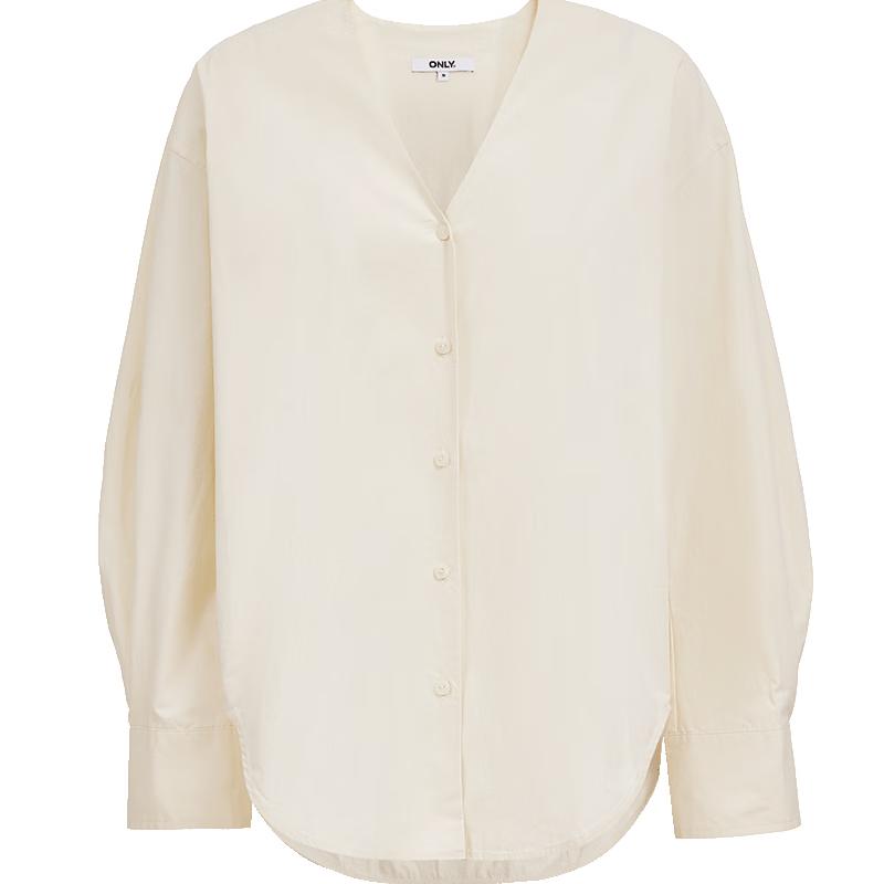 ONLY Women s Relaxed Fit V-Neck Cotton Shirt XL