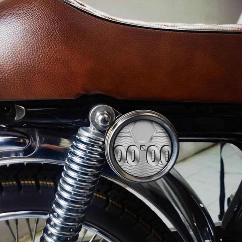 Universal Motorcycle Aluminum Tax Disc Permit Holder Frame License Plate Motorcycle Tube Tax Disc Cylindrical Holder Tax Permit