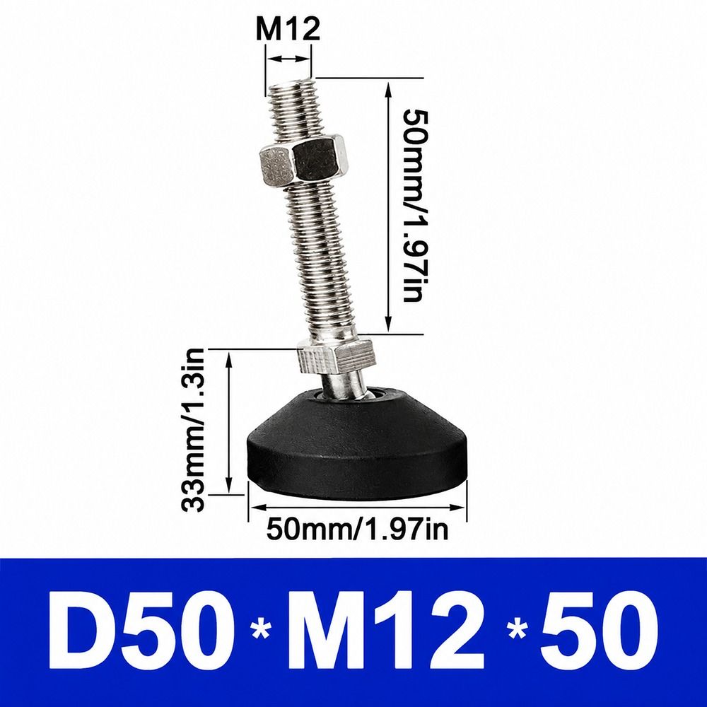 1Pcs Swivel Base Adjustable Leveling Feet Nylon Base Support Pad  For Appliance