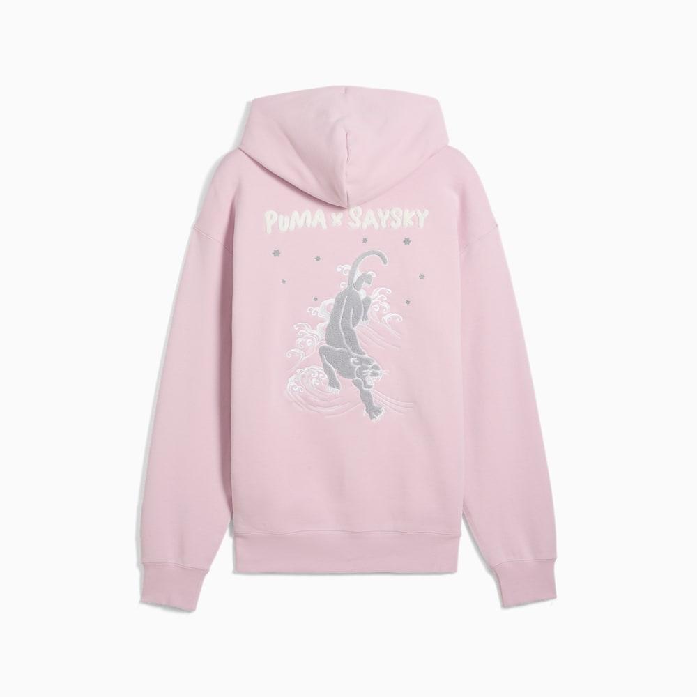 New PUMA X SAYSKY Forever Sweatshirt Unisex Rose Red 90 526955-90