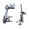 Drum Hardware Accessory Cymbal Extension Clamp with Adjustable Rod and Screw Tightened Mount, Metal Add On Bracket for Cymbal Mounting Use