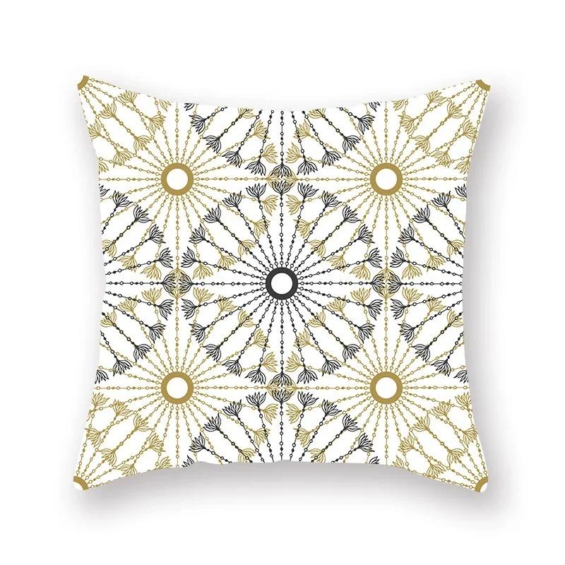 Retro Religious Ethnic Pattern Print Series Pillow Cover Bohemian Home Decor Bedroom Room Living Room Sofa Cushion Cover