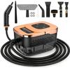 Nettoyeur Vapeur Portatif YADIMI 1500W 4 Bars de Pression avec 10 Accessoires, Chauffage Rapide en 10s & Réglable sur 6 Niveaux pour Hotte, Toilettes, Carrelage, Intérieur de Voiture