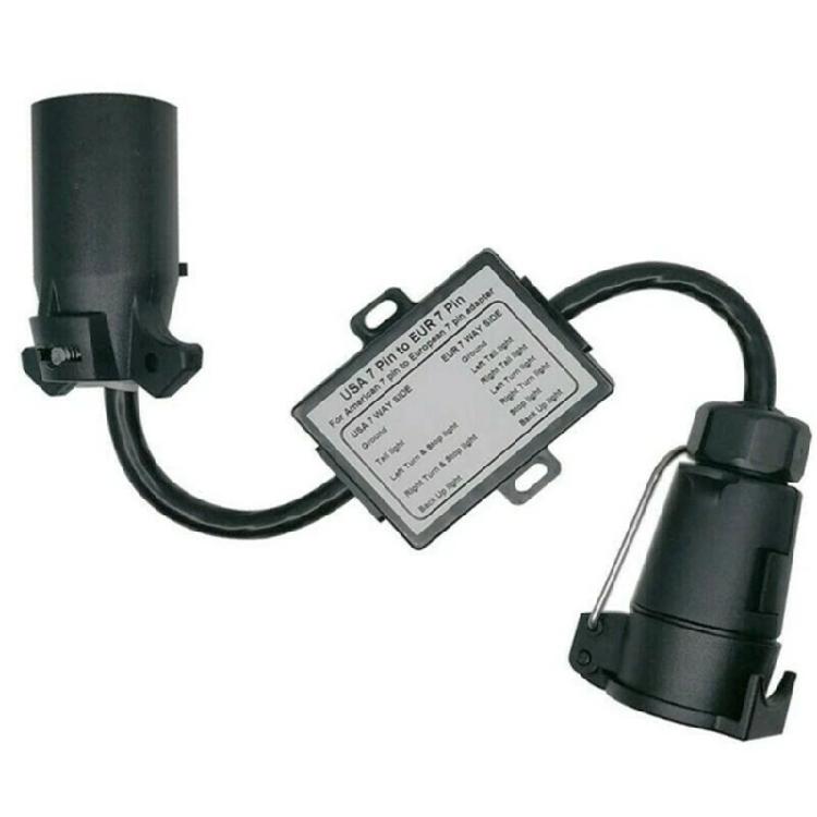 Easy Installation Trailer Connector Light Converter Trailer Light to EU Trailer Light Converter US Vehicle Connector