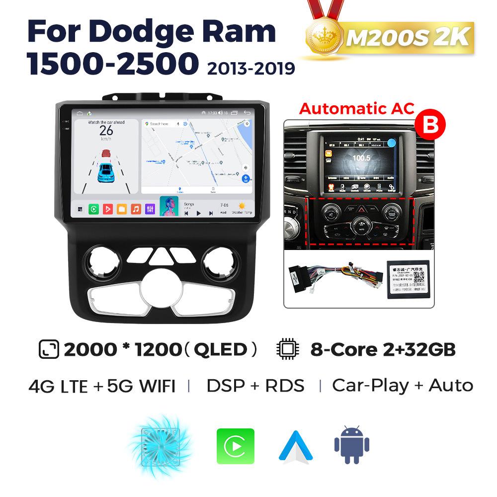 Dodge Ram 2013-2018 Android Navigation System for 1500/2500/3500 Models