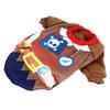 Halloween Hundeshirt Modisches Interessantes Totenkopfmuster Bequemes Welpen T-Shirt für Party Täglich M