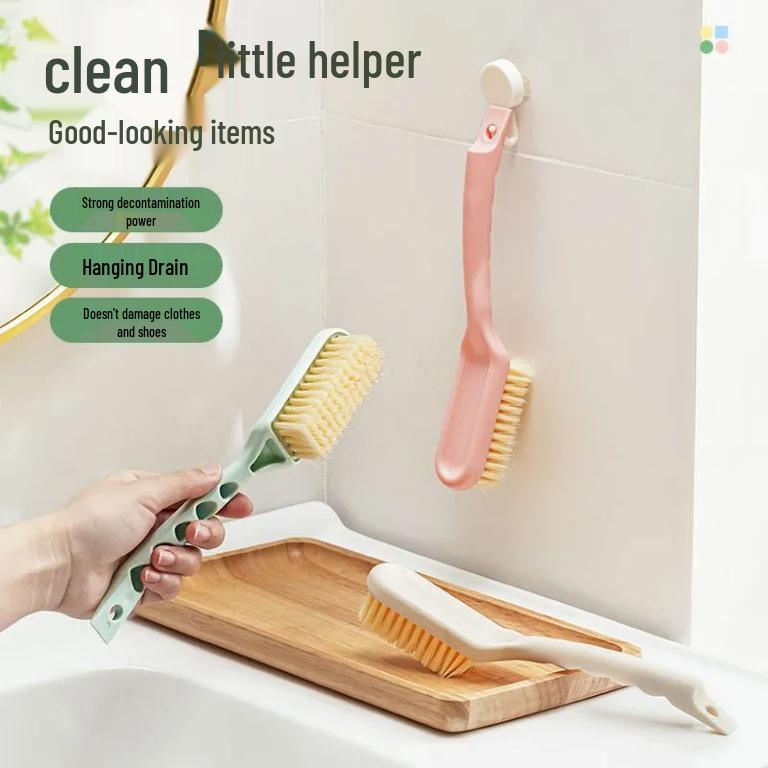 Gentle Soft Bristle Shoe & Clothing Brush - Safe for Shoes and Clothes, Versatile and Non-Damaging.